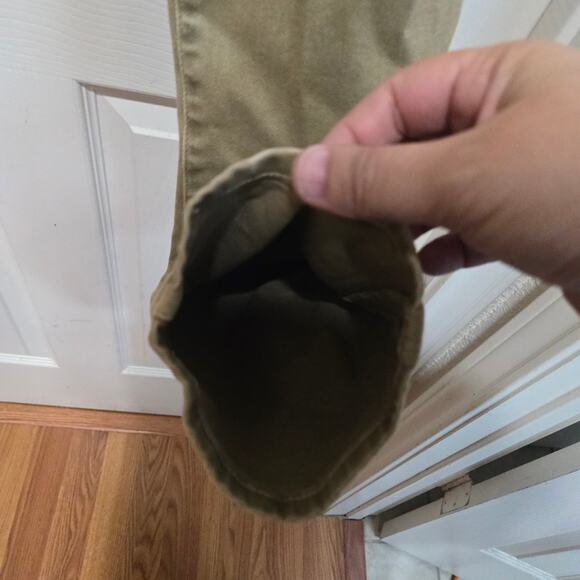 AG Adriano Goldschmied 32x33 Tan Stretch Cotton Straight Leg Pants - Picture 5 of 9